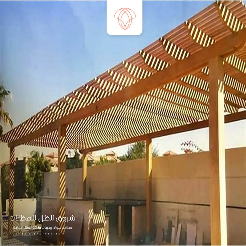 برجولات خشب بلاستيكي الدمام