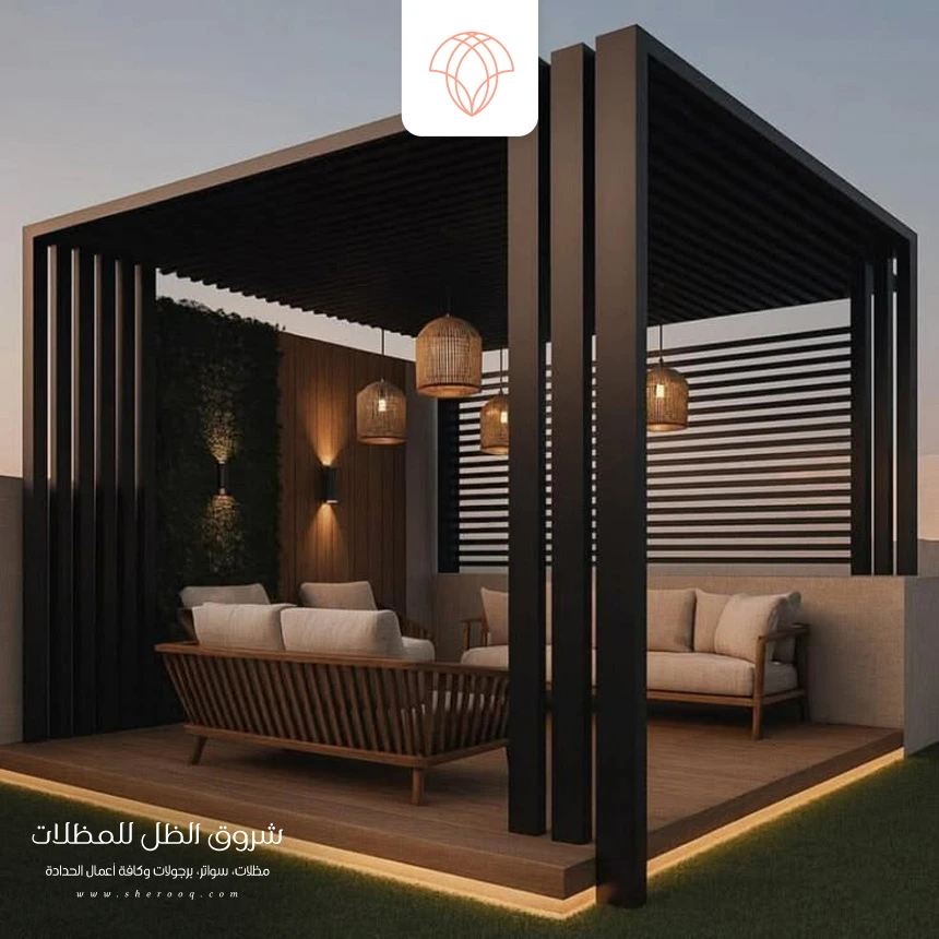 جلسات خارجية للحوش في الجبيل