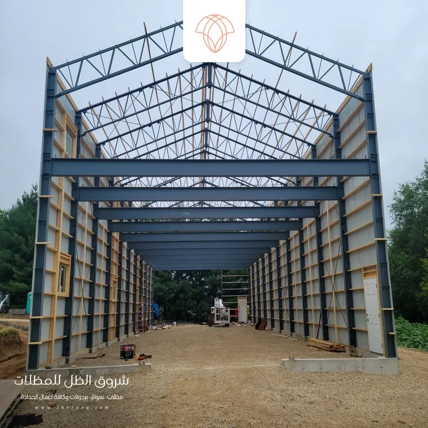 بناء هناجر حديد الجبيل