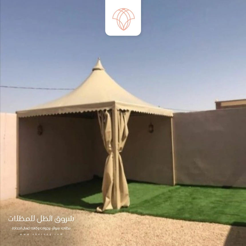 اشكال مظلات حدائق الظهران