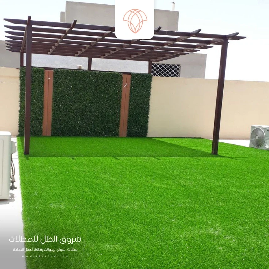 مظلات حدائق حديد الخبر